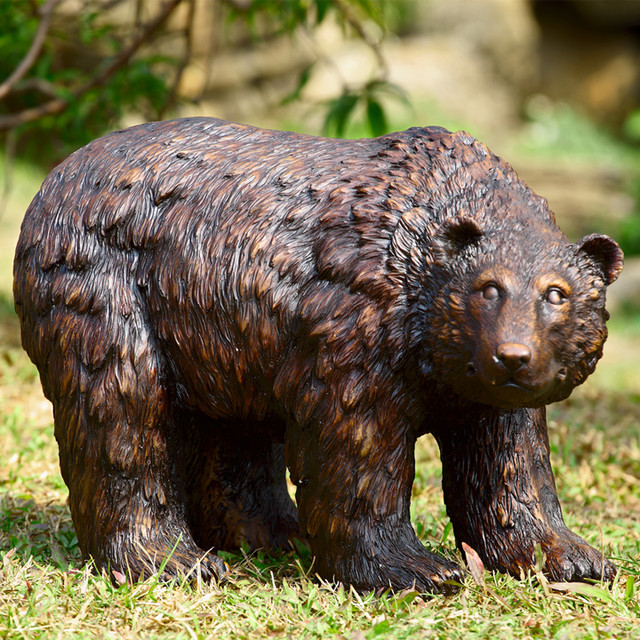 Bronze Bear Sculpture